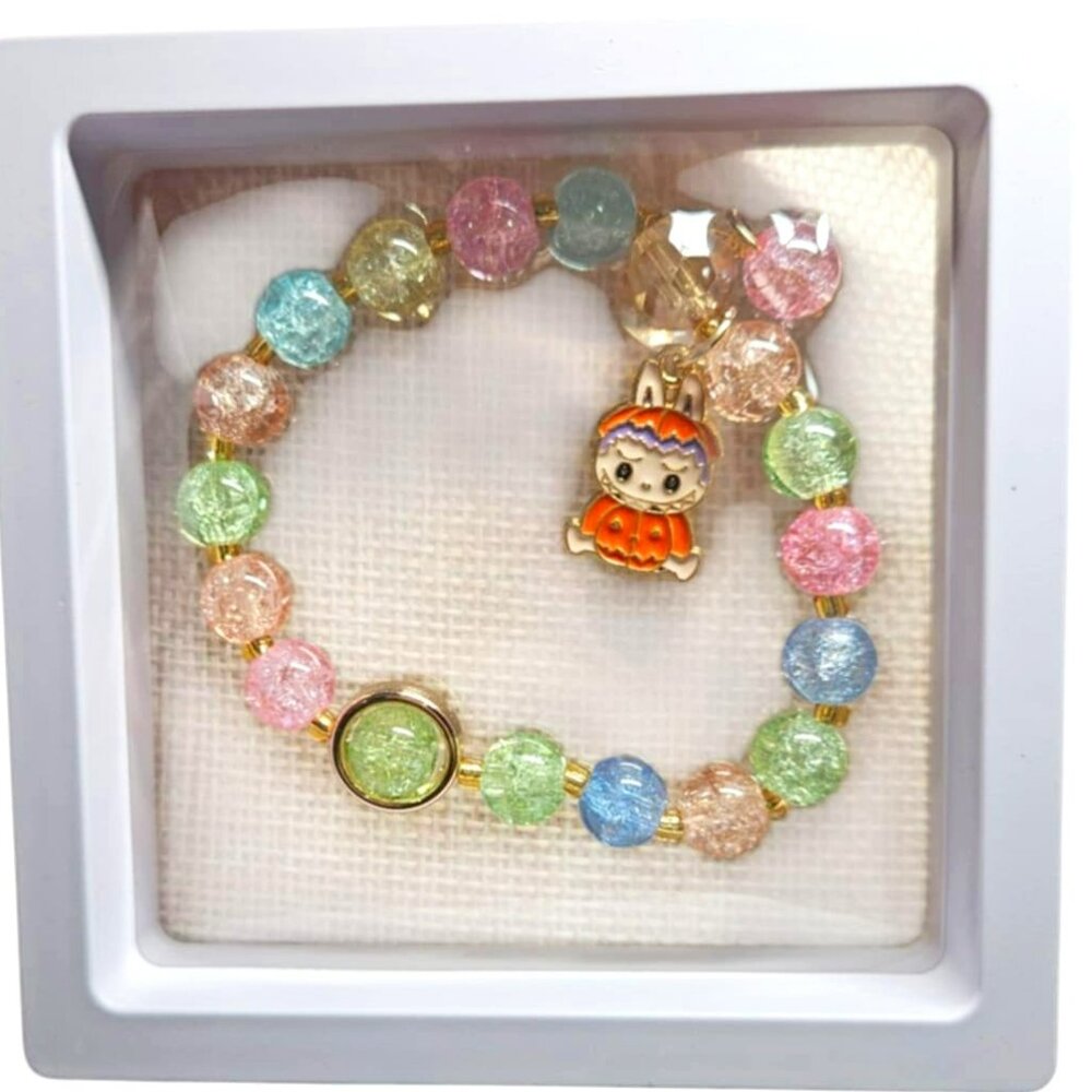 $5 if Bundled! New Labubu Bead with Charm Bracelet in Case